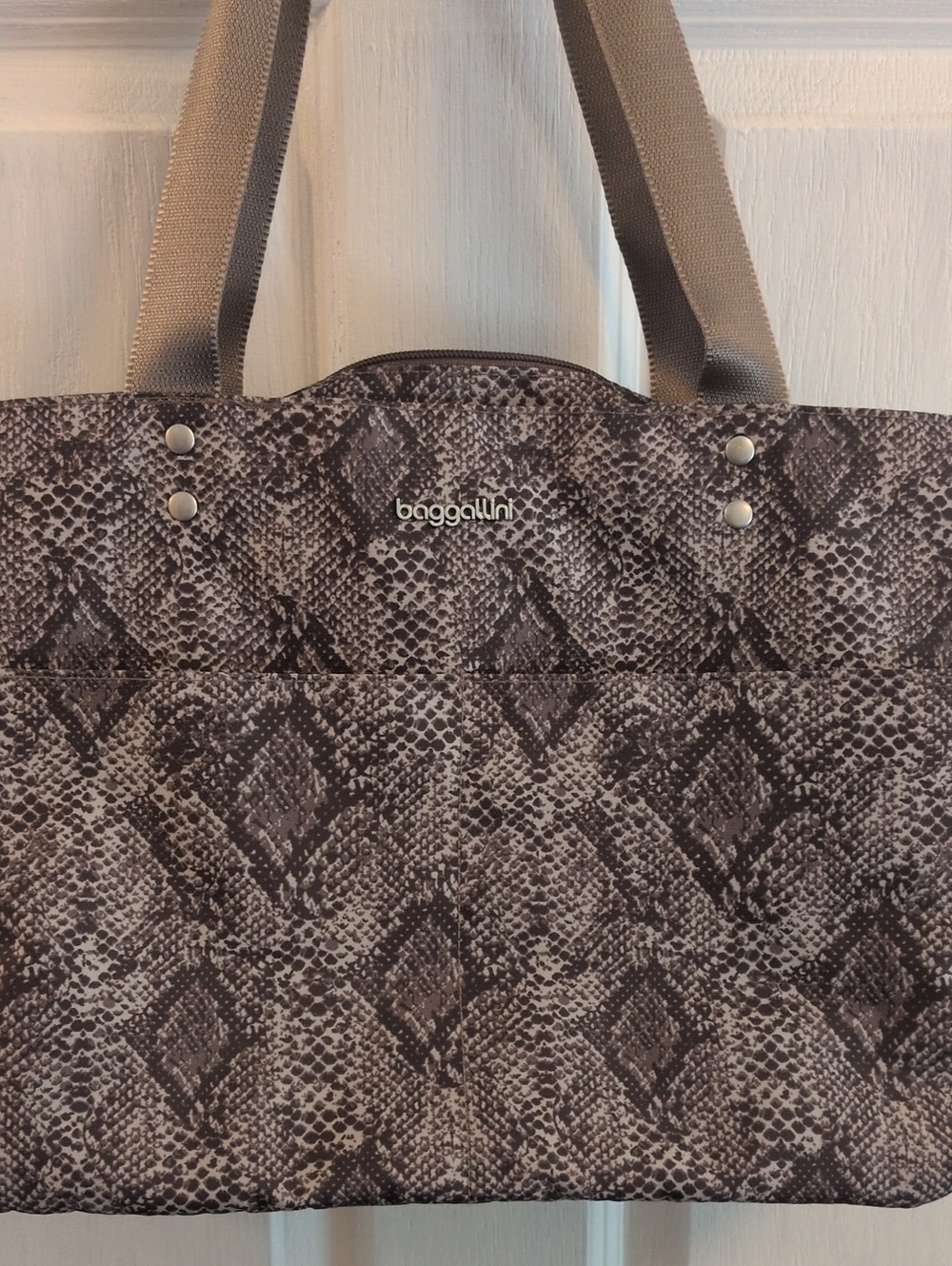 Baggallini Snake-Print The Only Bag